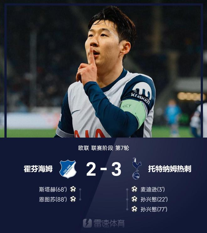 曼聯(lián)勝流浪者，熱刺勝霍村
