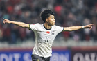國(guó)足大勝5比2，英博毛偉杰滑跪失誤，朱鵬宇滑翔圖分享。