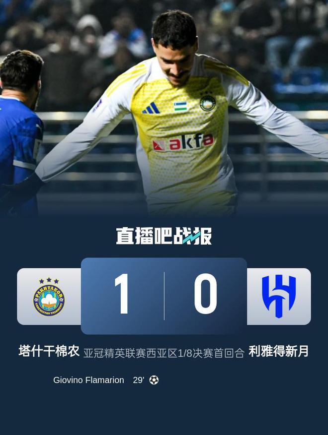 巨人對(duì)決，新月爆冷，棉農(nóng)勝出，亞冠第二勝。