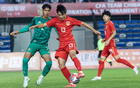 U16國足3球領先，梁仕宇雙殺，謝晉助攻，狂喜脫衣慶！